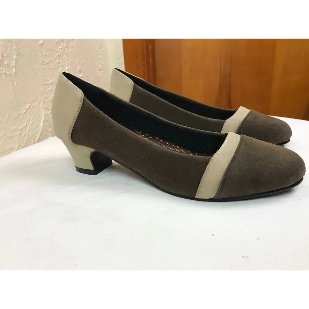 Sofwear Black Suede Heel 7N Man Made Materials Made‎ In China Shoes Womens